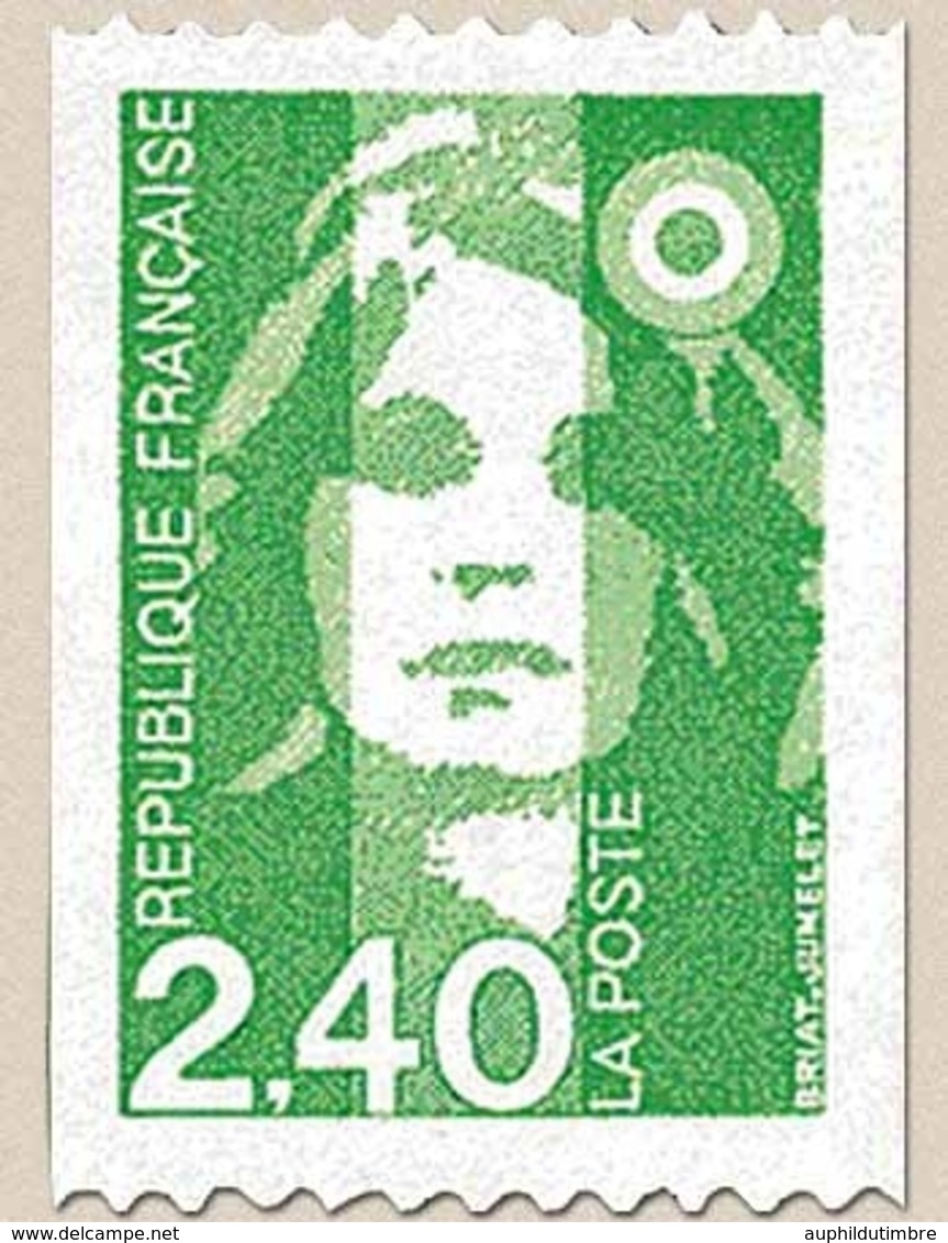 Type Marianne Du Bicentenaire. Provenant De Roulettes. 2f.40 Vert Y2823 - Unused Stamps