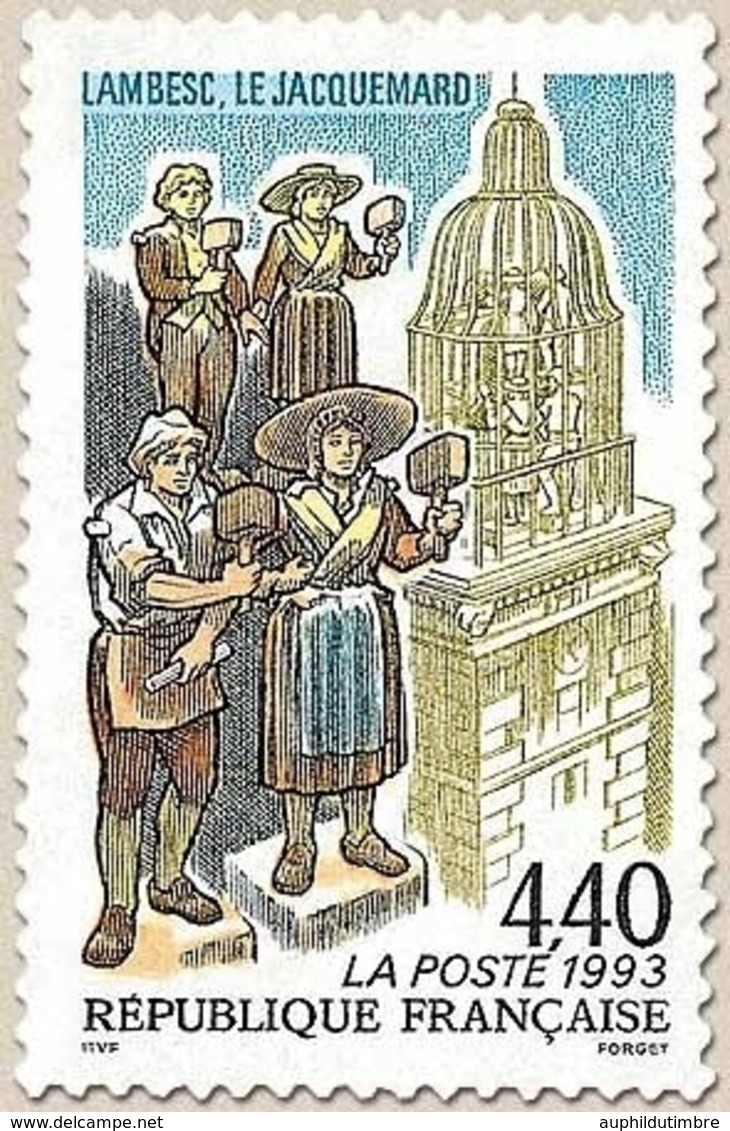 Série Touristique. Le Jacquemard De Lambesc (Bouches-du-Rhône)  4f.40 Multicolore Y2827 - Unused Stamps