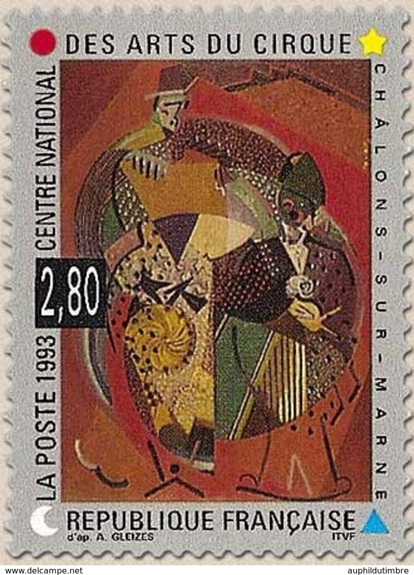 Centre National Des Arts Du Cirque, à Châlons-sur-Marne. Les Clowns, D'après Albert Gleizes. 2f.80 Multicolore Y2833 - Unused Stamps