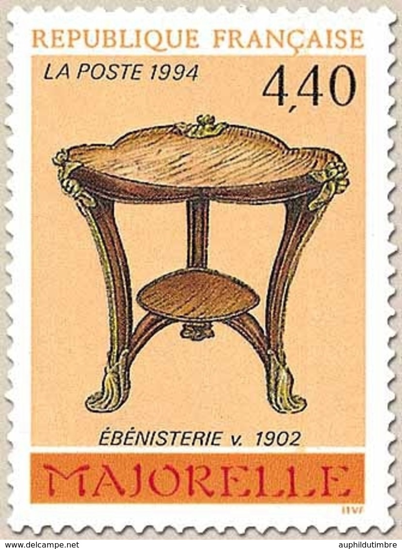 Série Arts Décoratifs. Ebénisterie De Majorelle (vers 1902).  4f.40 Multicolore Y2856 - Ongebruikt