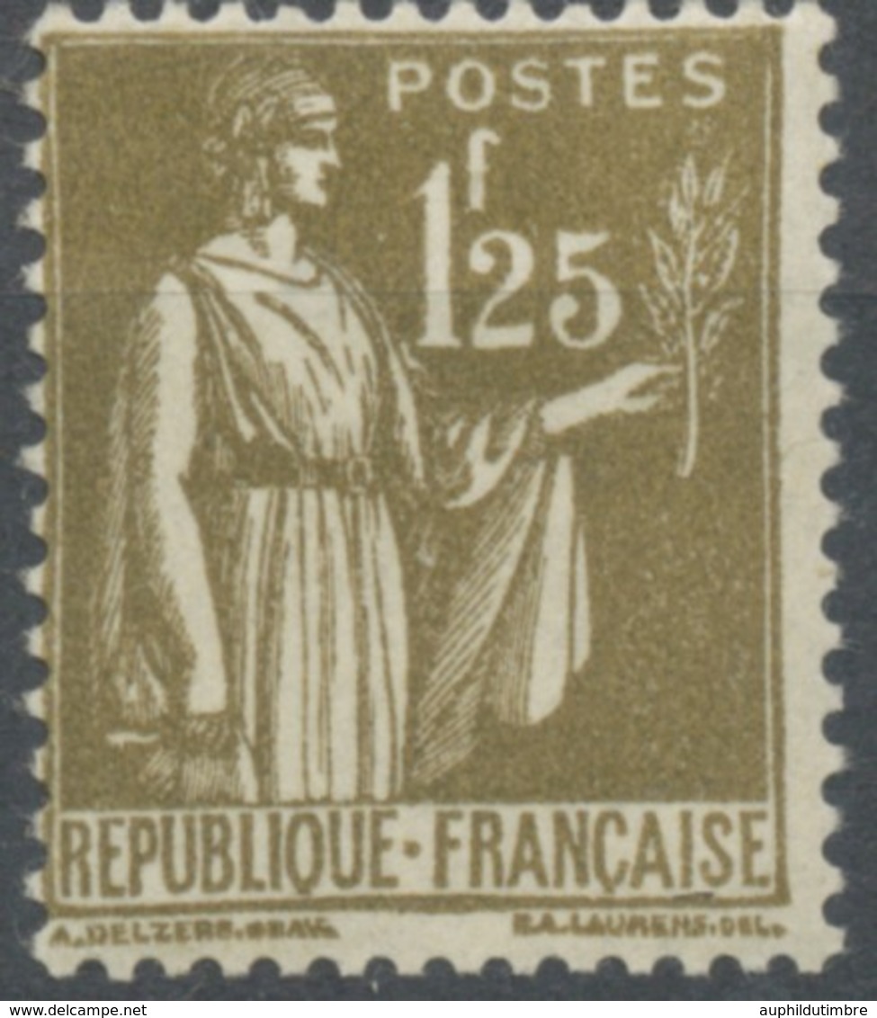 Type Paix. 1f.25 Olive Neuf Luxe ** Y287 - Unused Stamps