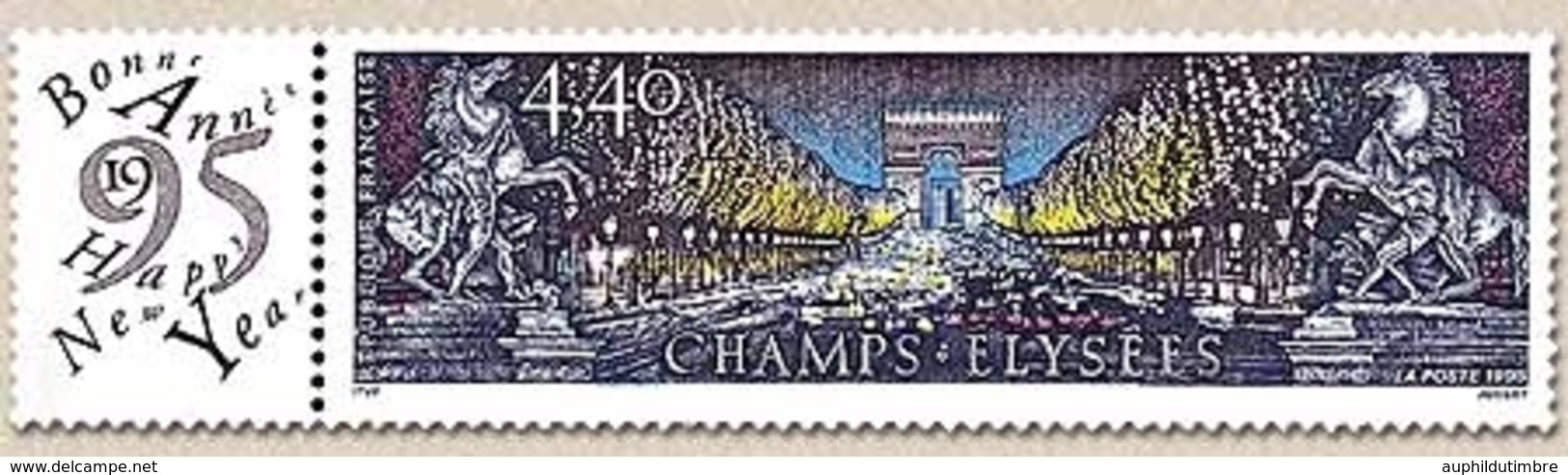 Série Touristique. Avenue Des Champs-Elysées  4f.40 Multicolore Y2918 - Unused Stamps
