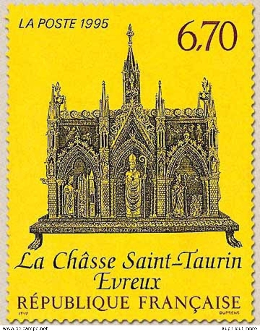 Série Artistique. La Châsse De Saint-Taurin, à Evreux  6f.70 Jaune, Brun-rouge Et Noir Y2926 - Ongebruikt