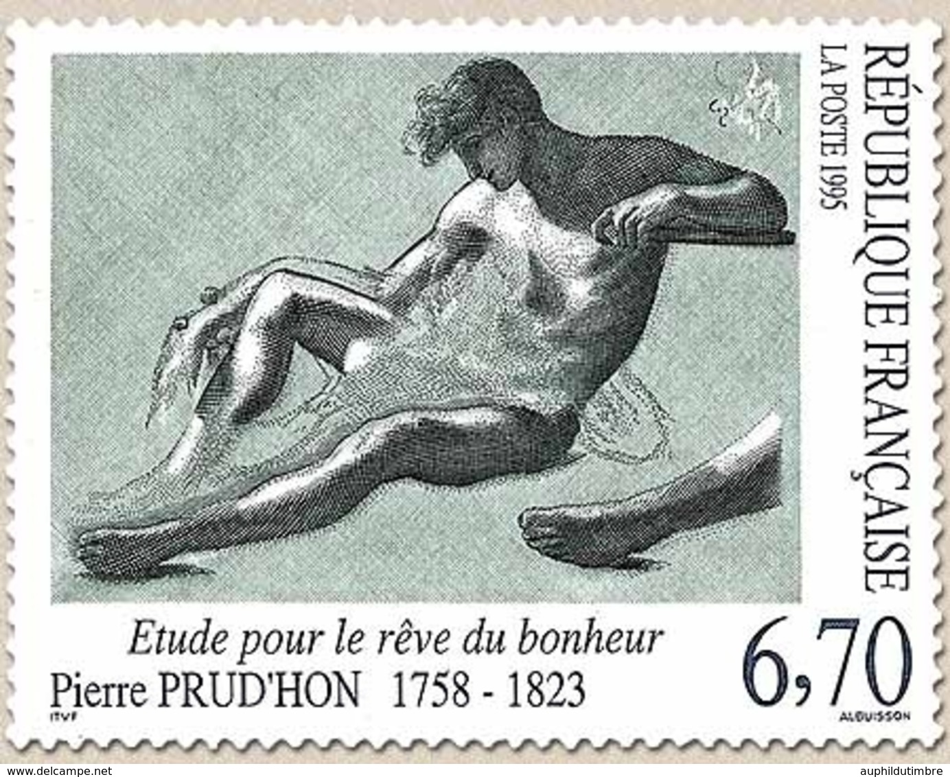 Série Artistique. Etude Pour Le Rêve Du Bonheur. Œuvre De Pierre Prud'hon (1758-1823). 6f.70 Y2927 - Ongebruikt