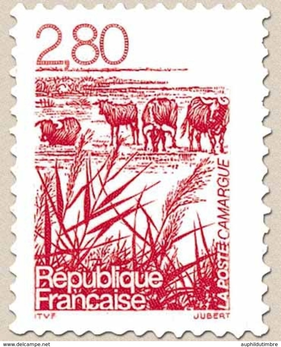 Série Courante. Les Régions Françaises (Camargue) 2f.80 Rouge Y2952 - Nuovi