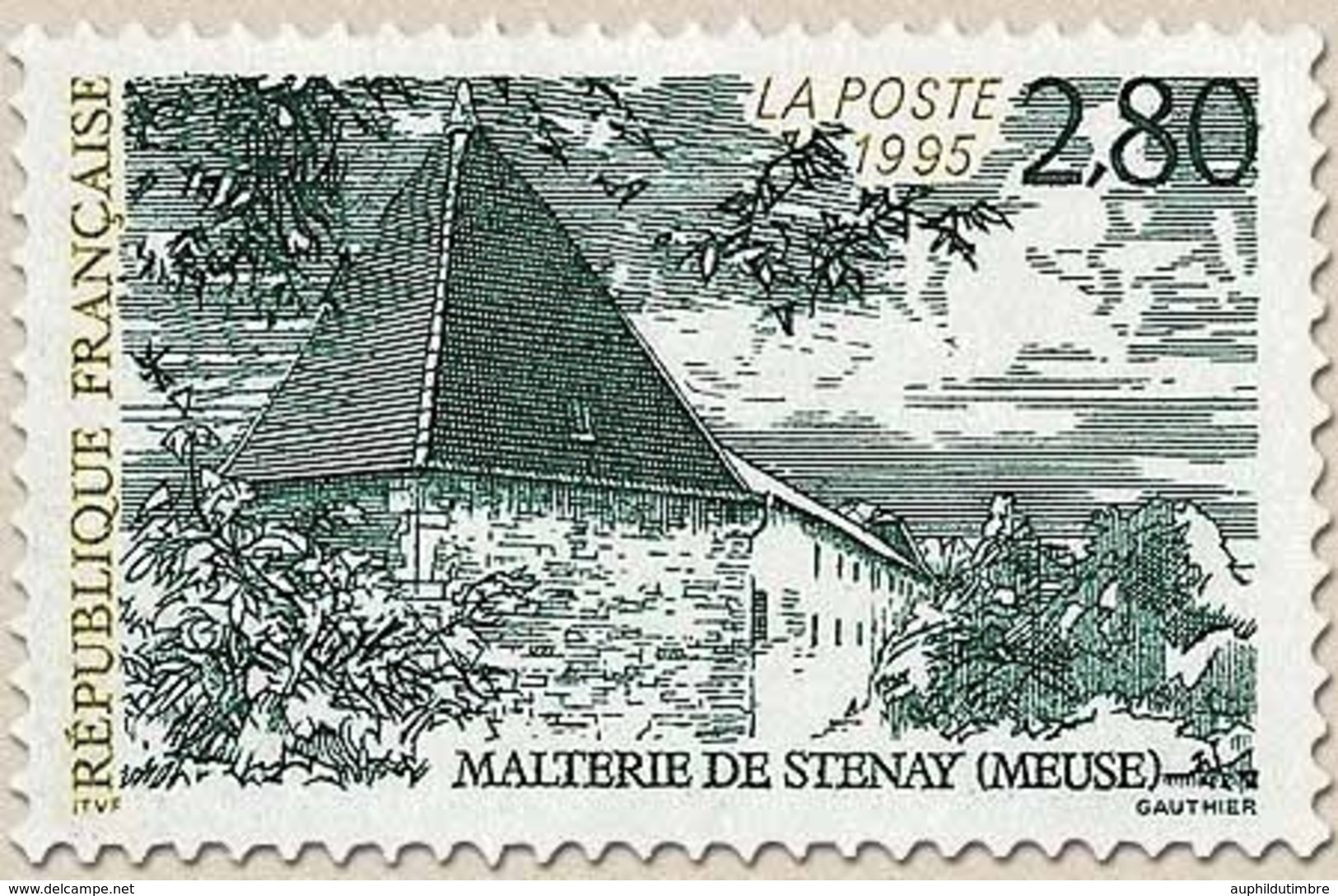 Série Touristique. La Malterie De Stenay (Meuse)  2f.80 Vert Foncé Et Olive Clair Y2954 - Nuevos