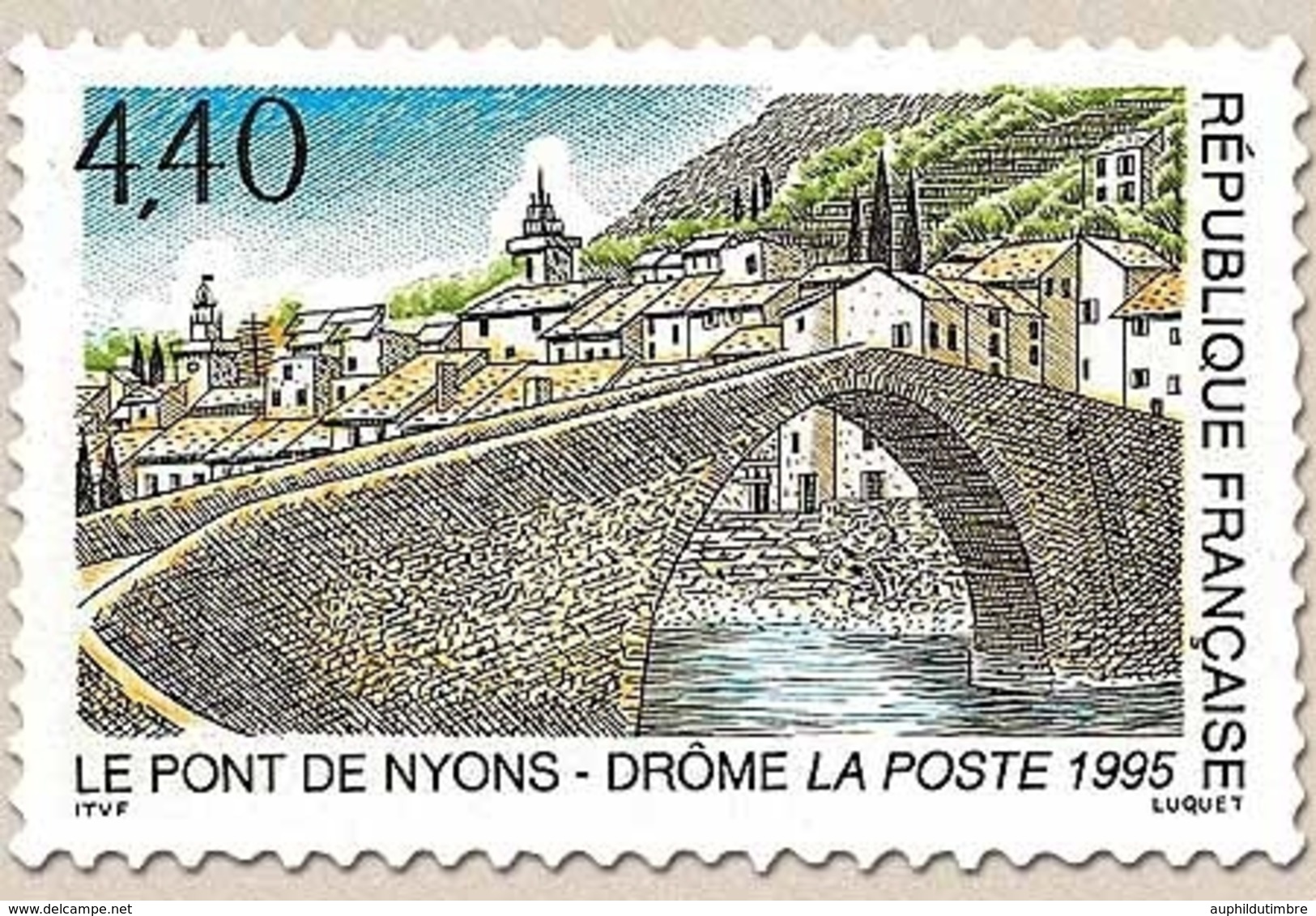 Série Touristique. Ler Pont De Nyons (Drôme)  4f.40 Multicolore Y2956 - Unused Stamps