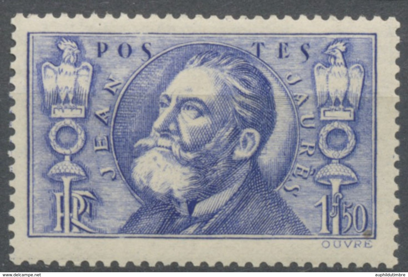 22e Anniversaire De La Mort De Jean Jaurès (1859-1914) 1f.50 Outremer Neuf Luxe ** Y319 - Unused Stamps