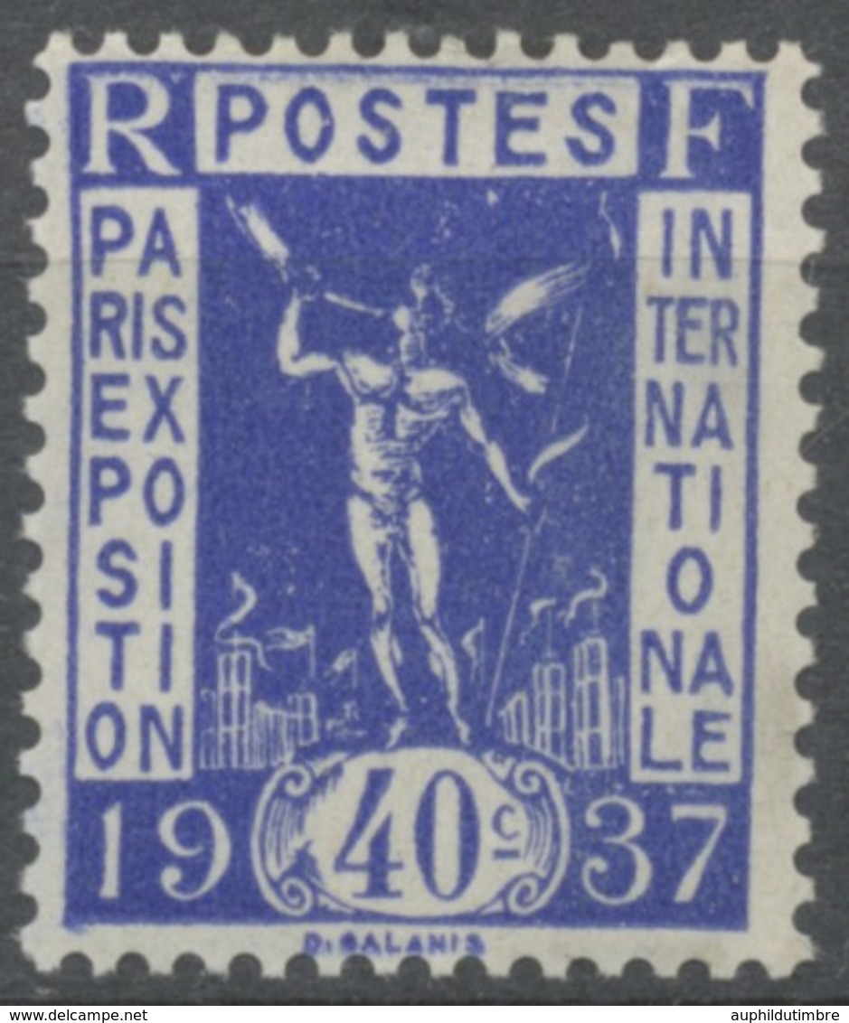 Propagande Pour L'Exposition Internationale De Paris, 1937. 40c. Outremer Neuf Luxe ** Y324 - Unused Stamps