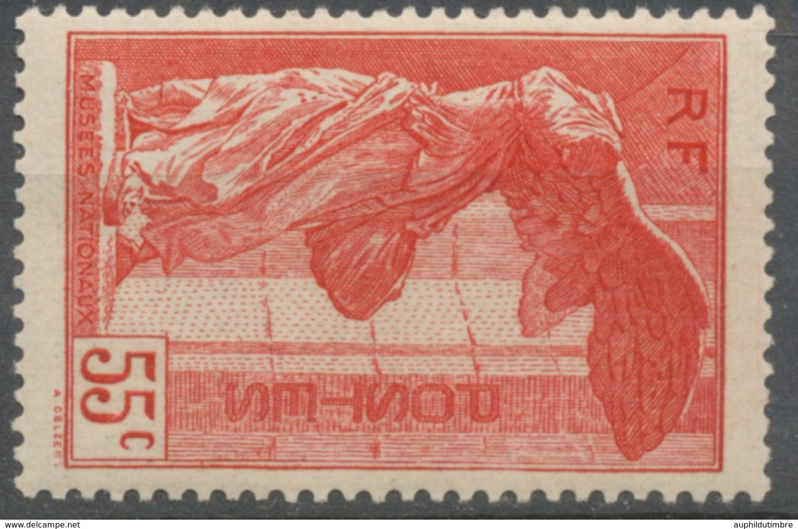 Pour Les Musées Nationaux, Victoire De Samothrace (Musée Du Louvre) 55c. Rouge Neuf Luxe ** Y355 - Unused Stamps
