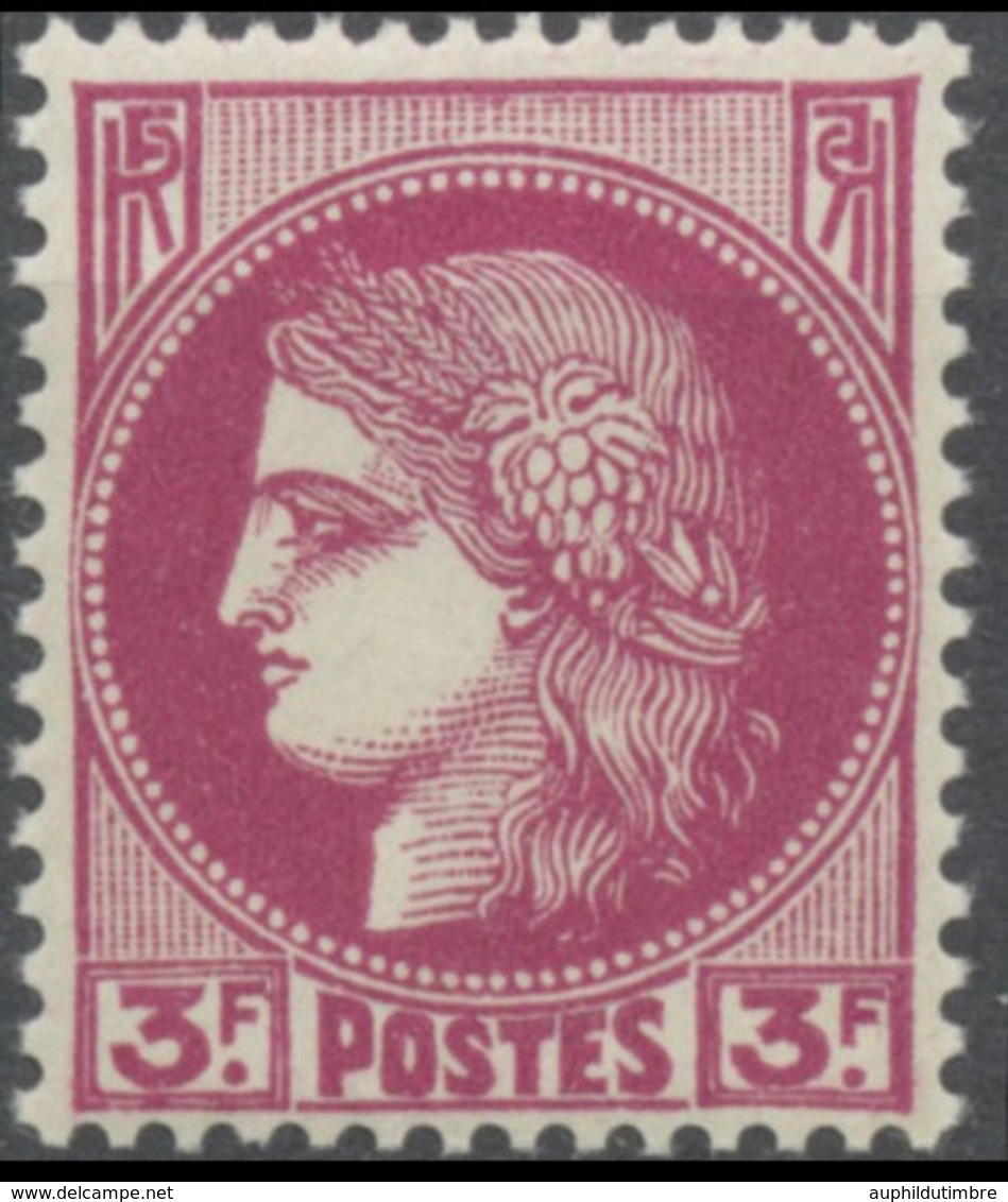 Type Cérès. 3f. Lilas-rose Neuf Luxe ** Y376 - Unused Stamps