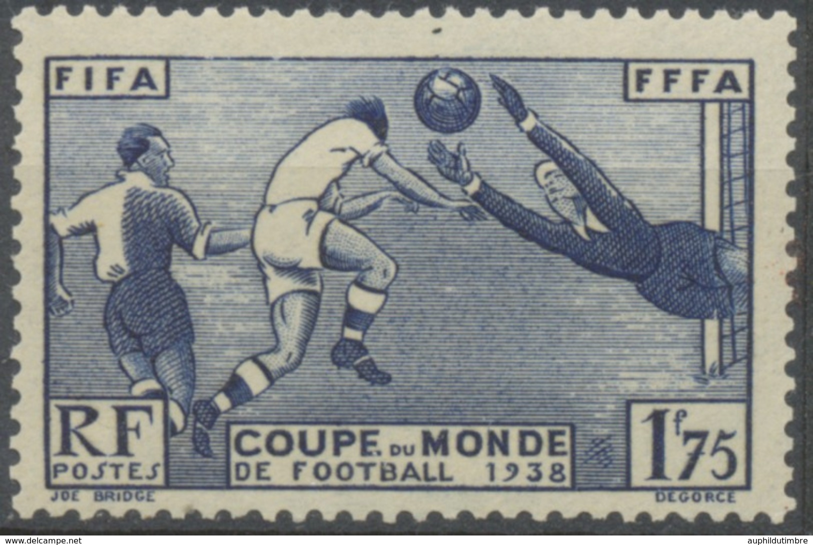 3e Coupe Mondiale De Football, à Paris. 1f.75 Outremer Neuf Luxe ** Y396 - Unused Stamps