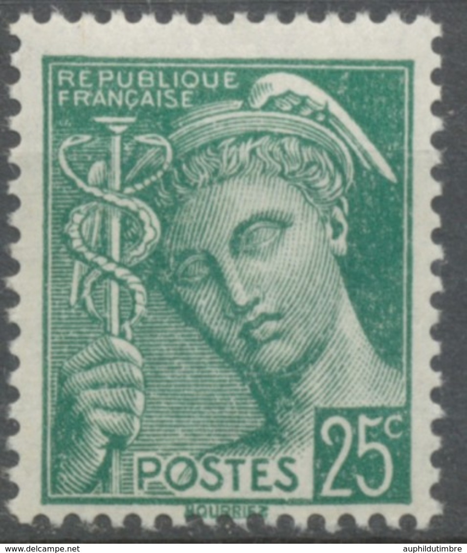Type Mercure. 25c. Vert Neuf Luxe ** Y411 - Unused Stamps