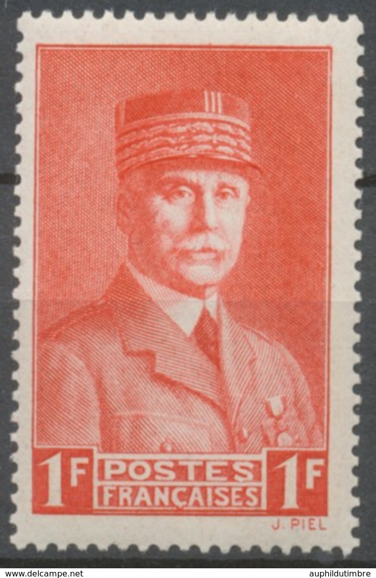 Effigie Du Maréchal Pétain. 1f Rouge Neuf Luxe ** Y472 - Neufs