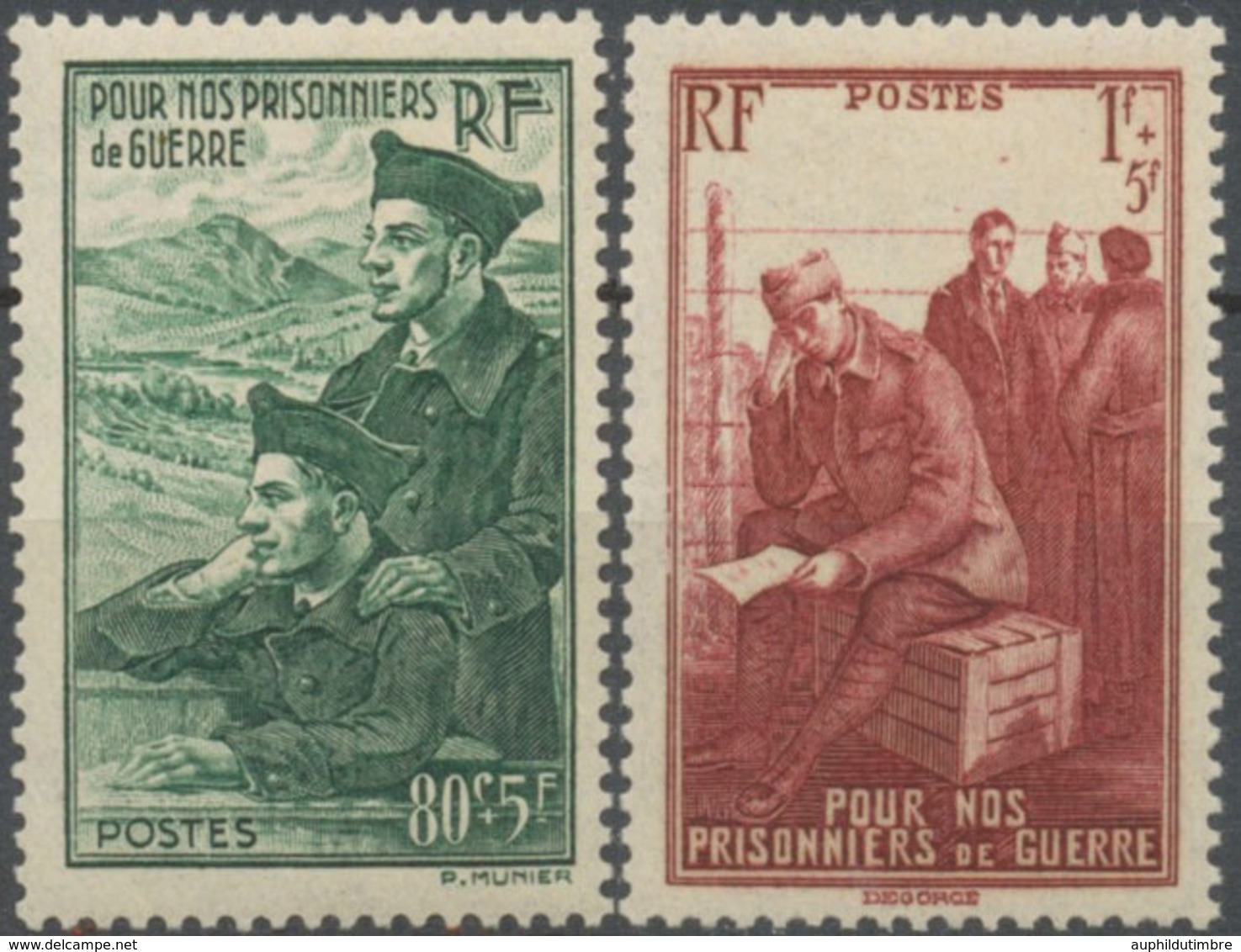 Au Profit Des Prisonniers De Guerre. N°474 à 475 Neuf Luxe ** Y475S - Unused Stamps