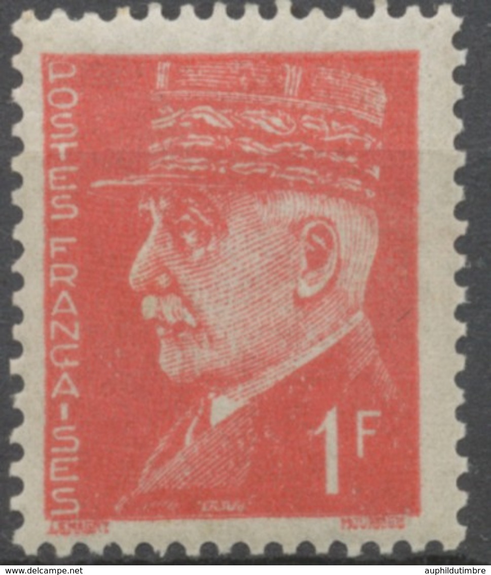 Effigies Du Maréchal Pétain. 1f. Rouge (Type Hourriez) Neuf Luxe ** Y514 - Unused Stamps