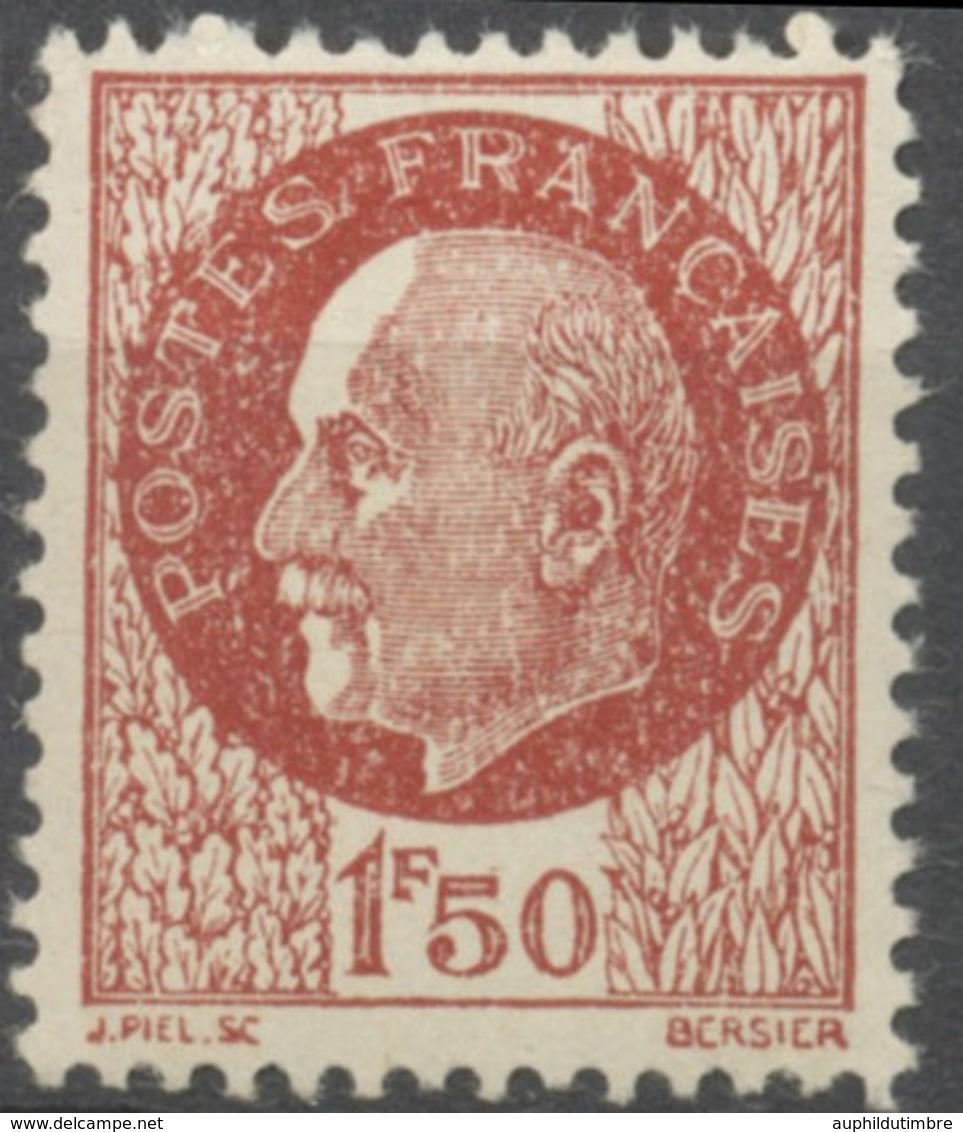 Effigies Du Maréchal Pétain. 1f.50 Brun-rouge (Type Bersier) Neuf Luxe ** Y517 - Unused Stamps