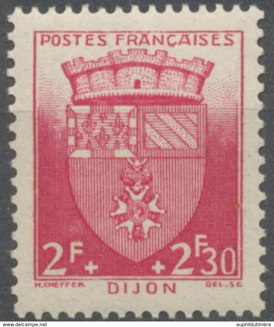 Au Profit Du Secours National. Armoiries De Villes (II) Dijon. 2f.+2f.30 Rouge Neuf Luxe ** Y559 - Unused Stamps