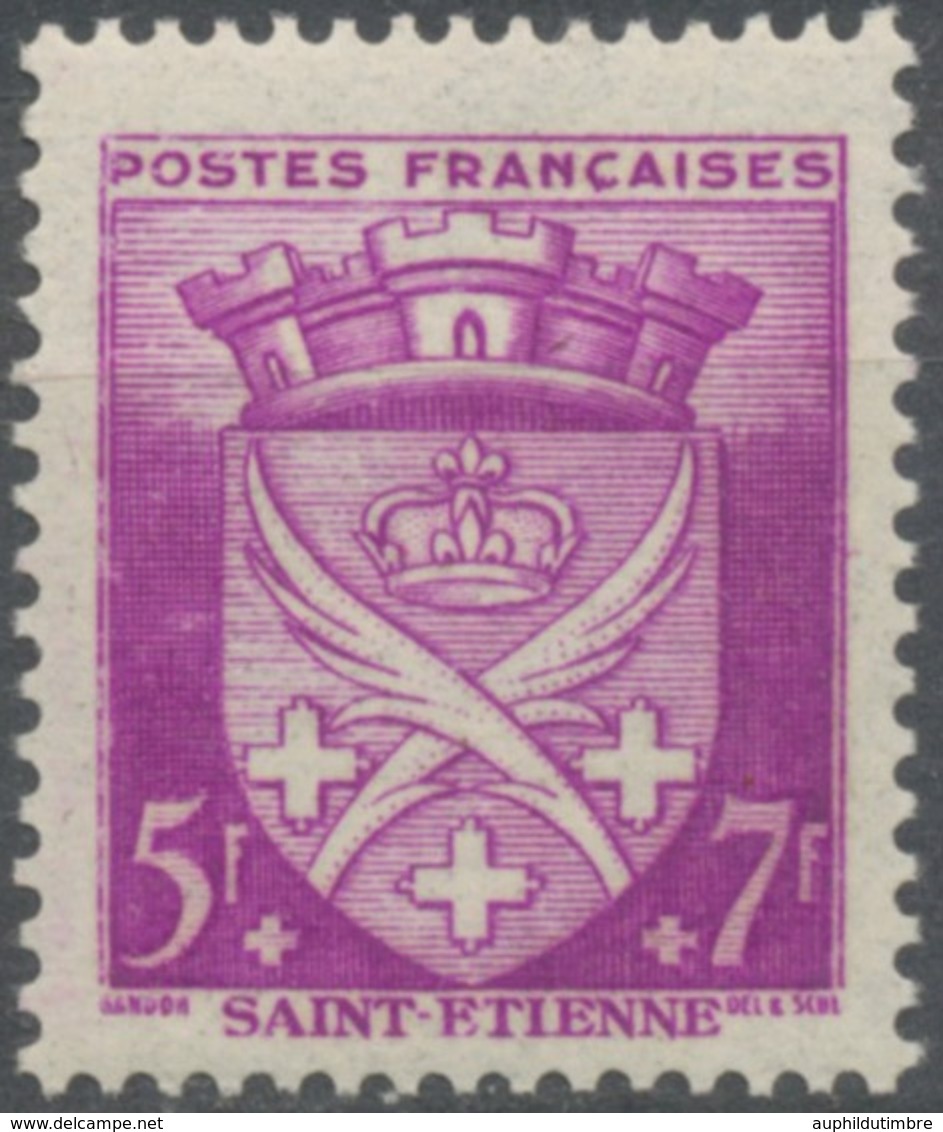 Au Profit Du Secours National. Armoiries De Villes (II) Saint-Etienne. 5f.+7f. Lilas-rose Neuf Luxe ** Y564 - Unused Stamps