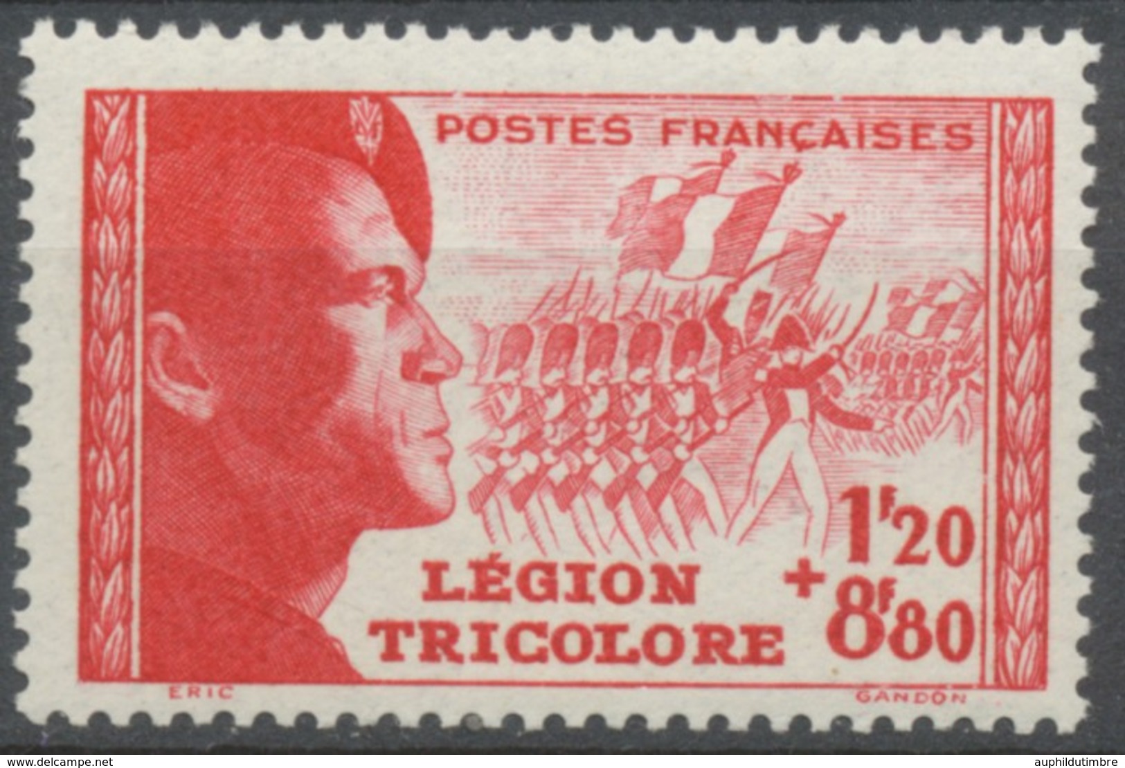 Pour La Légion Tricolore.  1f.20+8f.80 Rouge Neuf Luxe ** Y566 - Ungebraucht