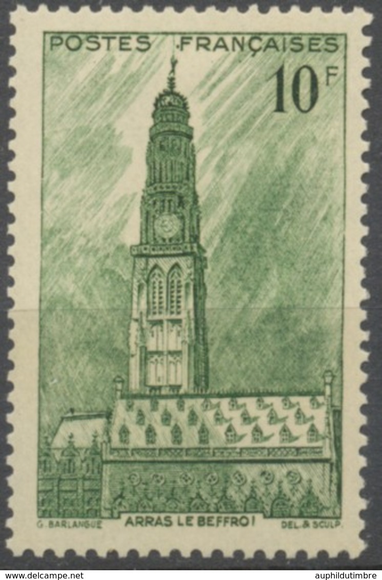 Beffroi D'Arras.  10f. Vert Neuf Luxe ** Y567 - Unused Stamps