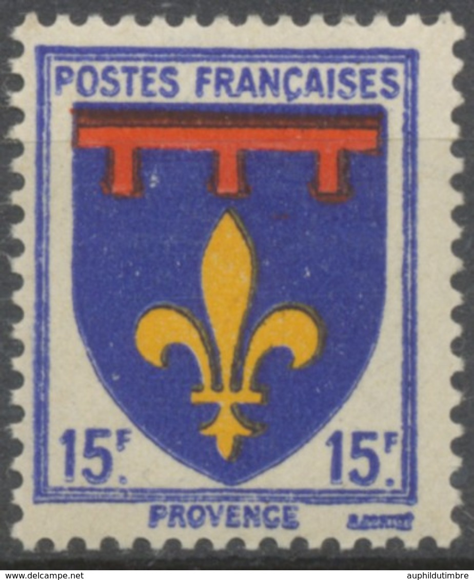 Armoiries De Provinces (I) Provence. 15f. Outremer, Rouge Et Jaune Neuf Luxe ** Y574 - Unused Stamps