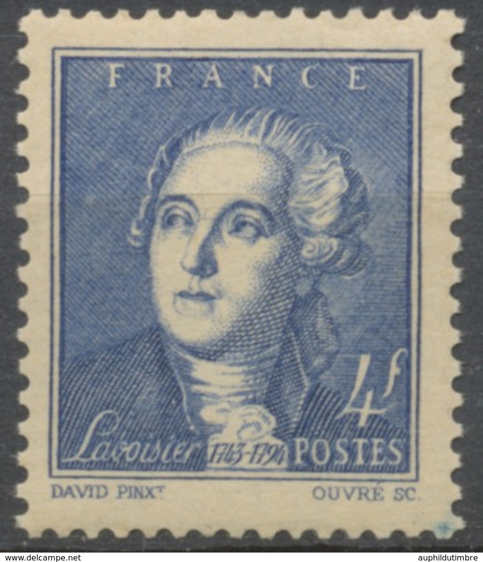 Antoine Laurent De Lavoisier (1743-1794) (d'après David) 4f. Bleu Neuf Luxe ** Y581 - Neufs