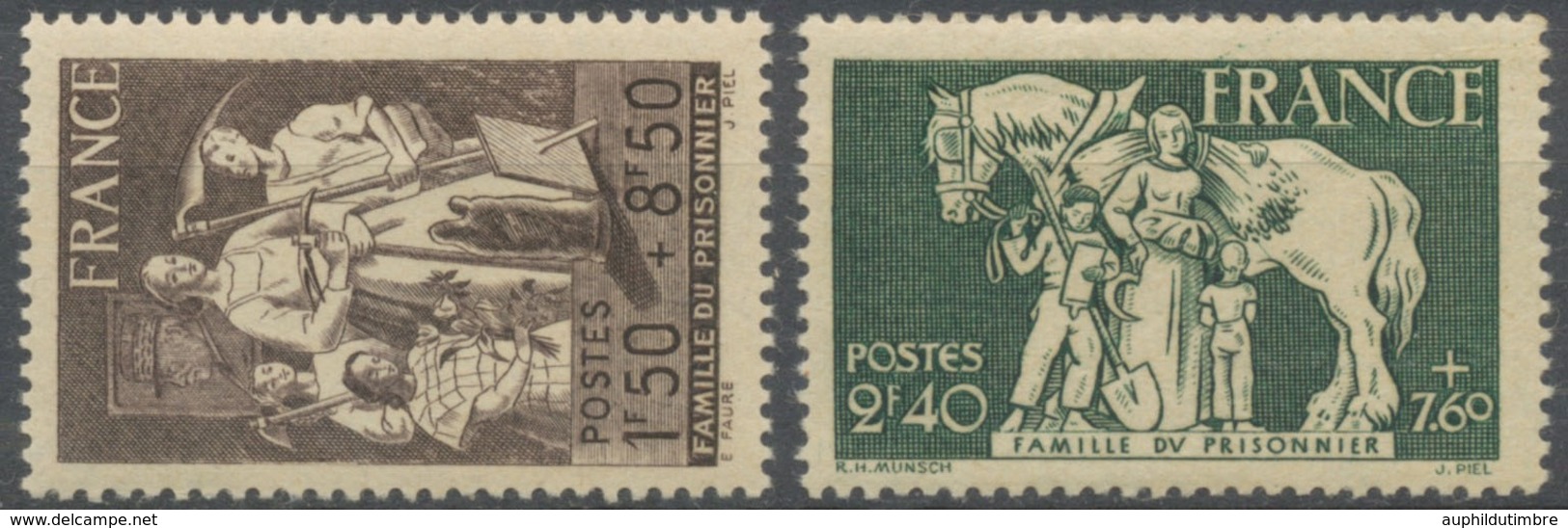 Série Au Profit De La Famille Du Prisonnier.  2 Valeurs Neuf Luxe ** Y586S - Unused Stamps
