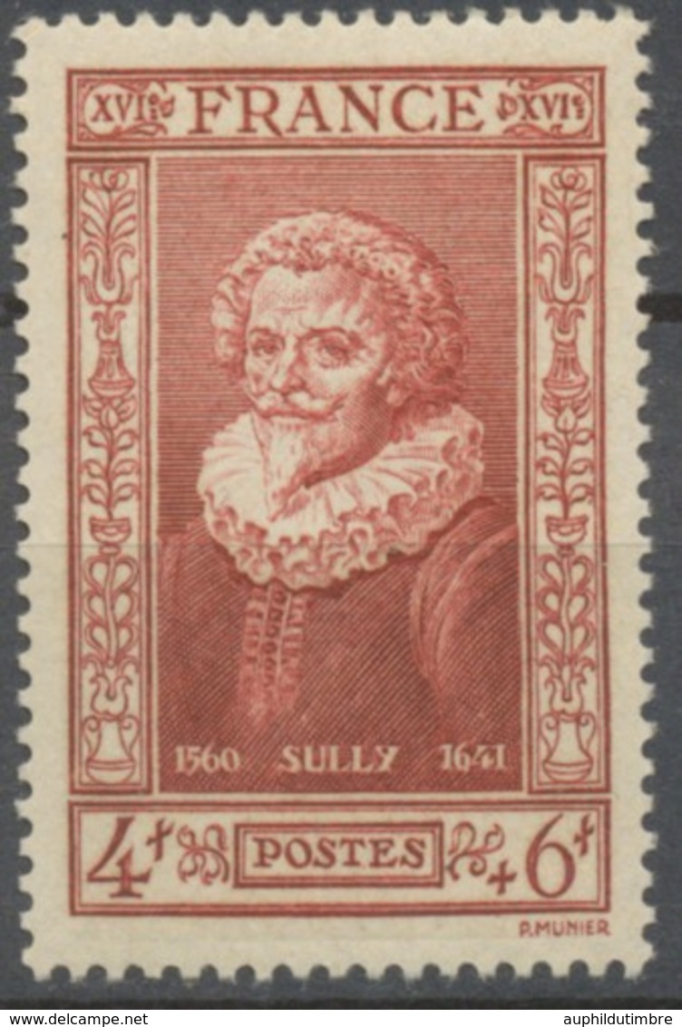 Célébrités Du XVIe Siècle. Henri IV (1553-1610).  5f.+10f. Vert Neuf Luxe ** Y592 - Unused Stamps