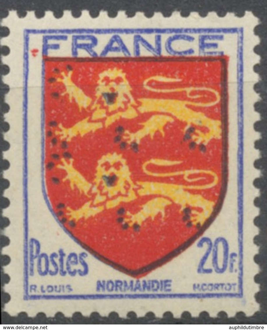 Armoiries De Provinces (II) Normandie. 20f. Outremer, Rouge Et Jaune Neuf Luxe ** Y605 - Nuovi