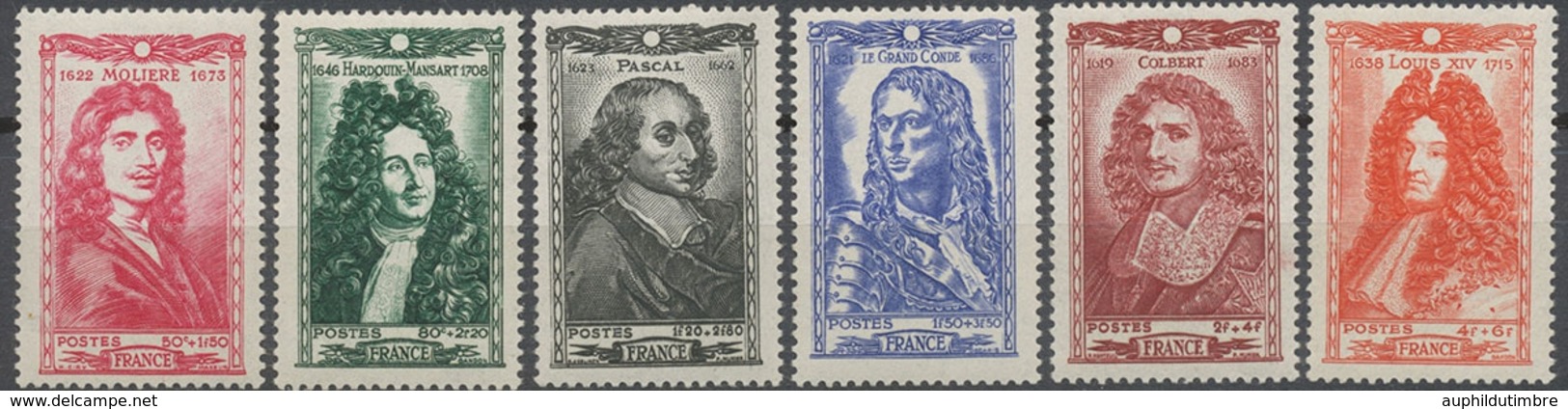 Série Célébrités Du XVIle Siècle.  6 Valeurs Neuf Luxe ** Y617S - Unused Stamps