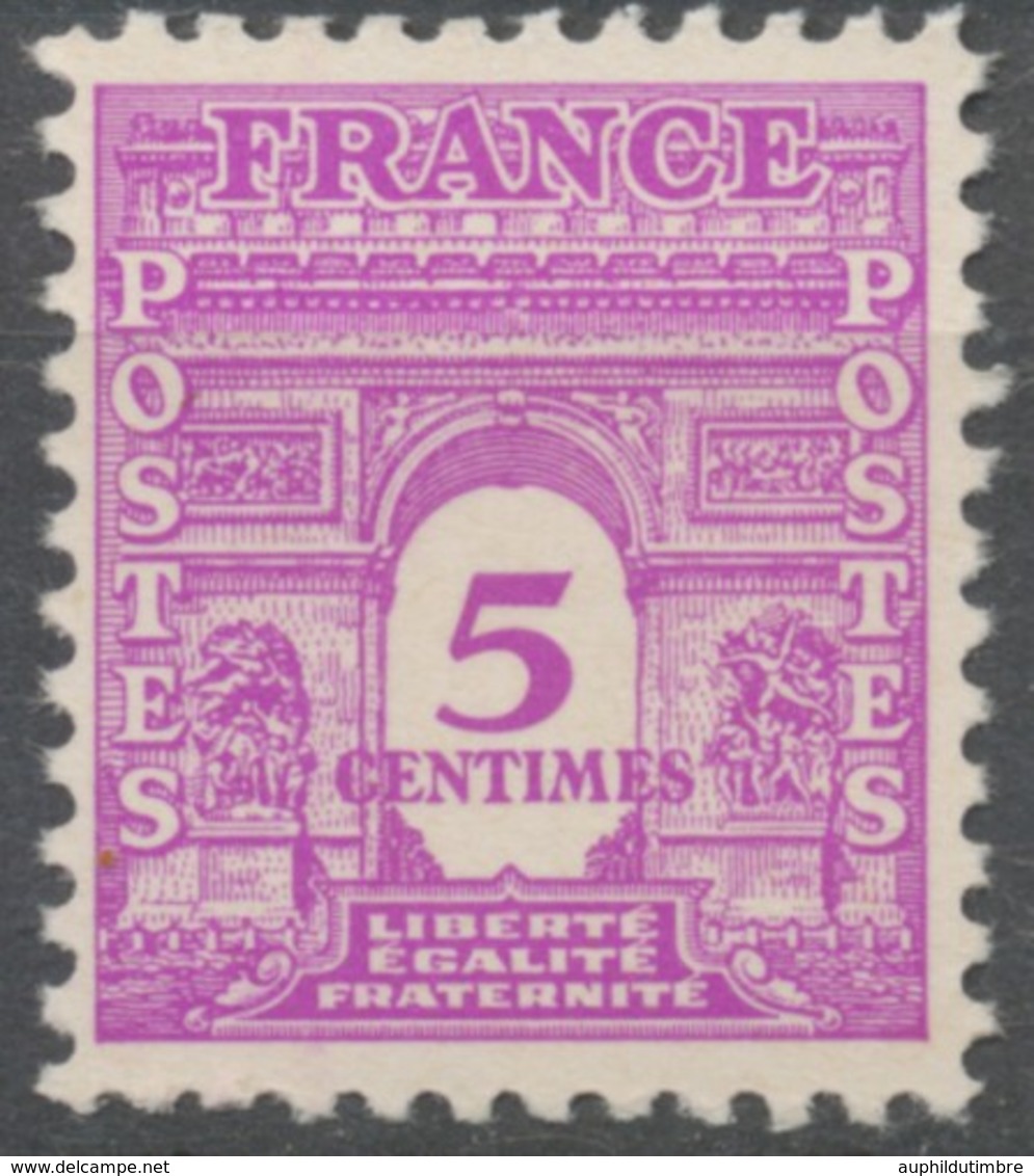 Arc De Triomphe De L'Étoile. 1re Série 5c. Lilas-rose Neuf Luxe ** Y620 - Unused Stamps