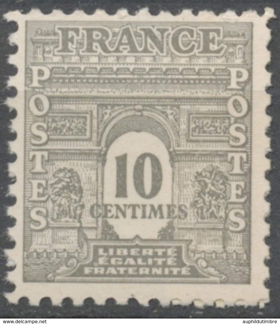 Arc De Triomphe De L'Étoile. 1re Série 10c. Gris Neuf Luxe ** Y621 - Unused Stamps