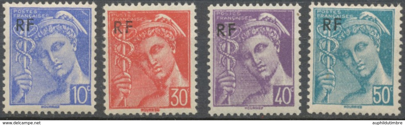 Série Type Mercure. Timbres De 1942 (nos 546 à 549) Surchargés RF 4 Valeurs Neuf Luxe ** Y660S - Ongebruikt