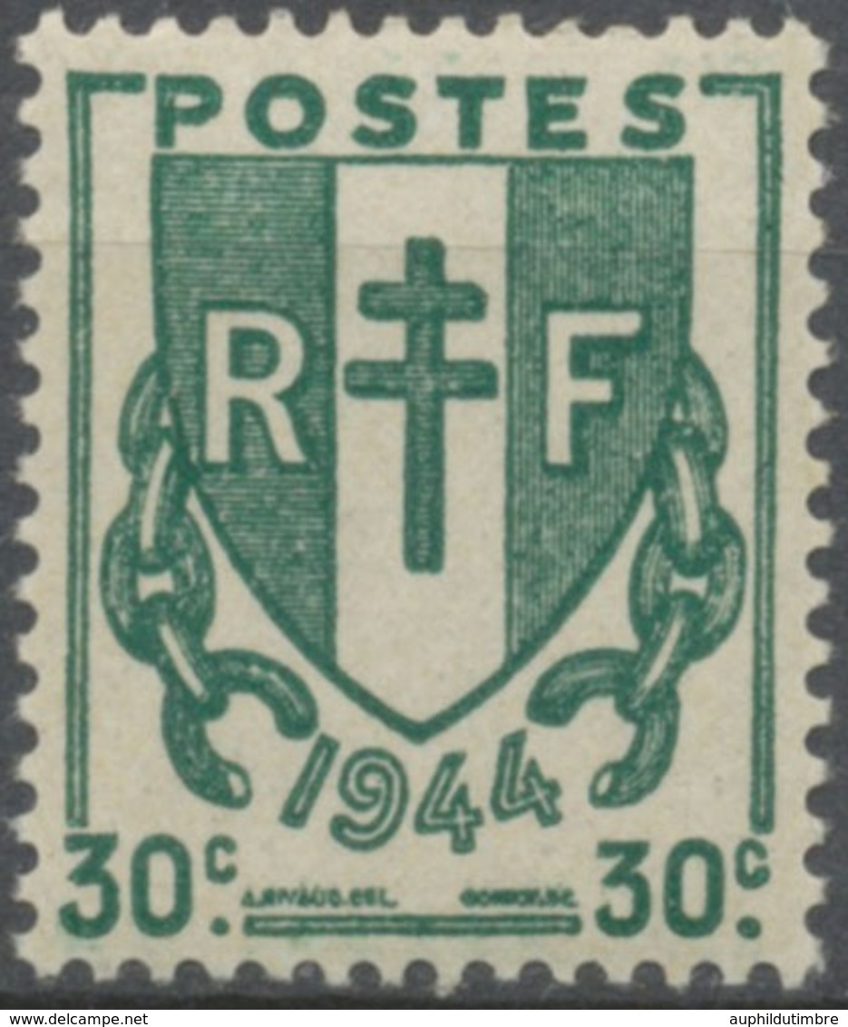 IV° République. Type Chaînes Brisées 30c. Vert Neuf Luxe ** Y671 - Ungebraucht