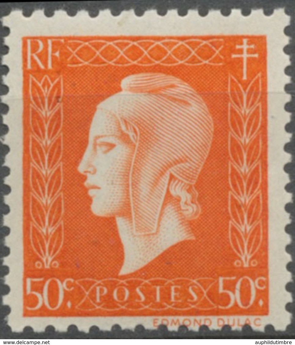 Série De Londres. Marianne De Dulac.  50c. Vermillon Neuf Luxe ** Y685 - Unused Stamps