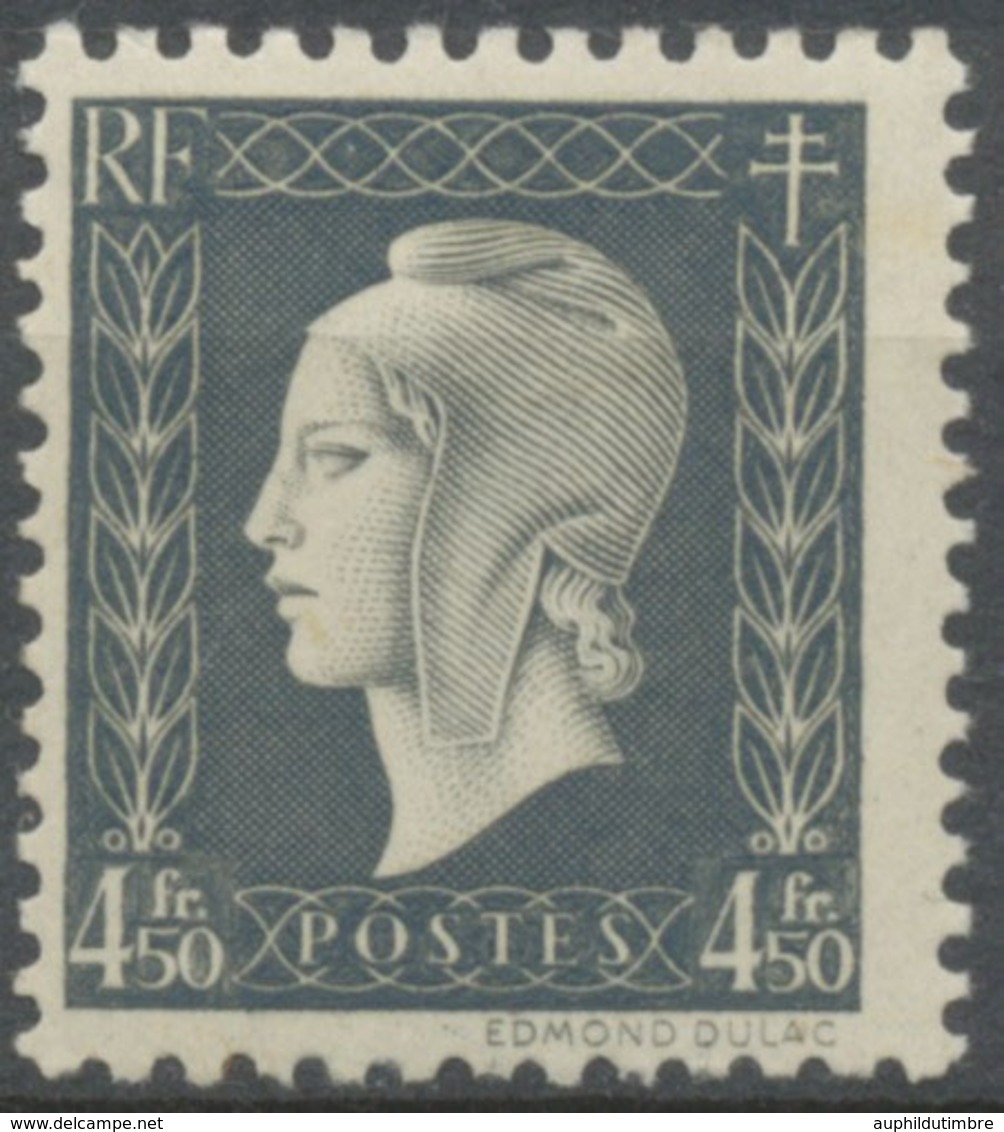 Série De Londres. Marianne De Dulac 4f.50 Gris Foncé Neuf Luxe ** Y696 - Unused Stamps