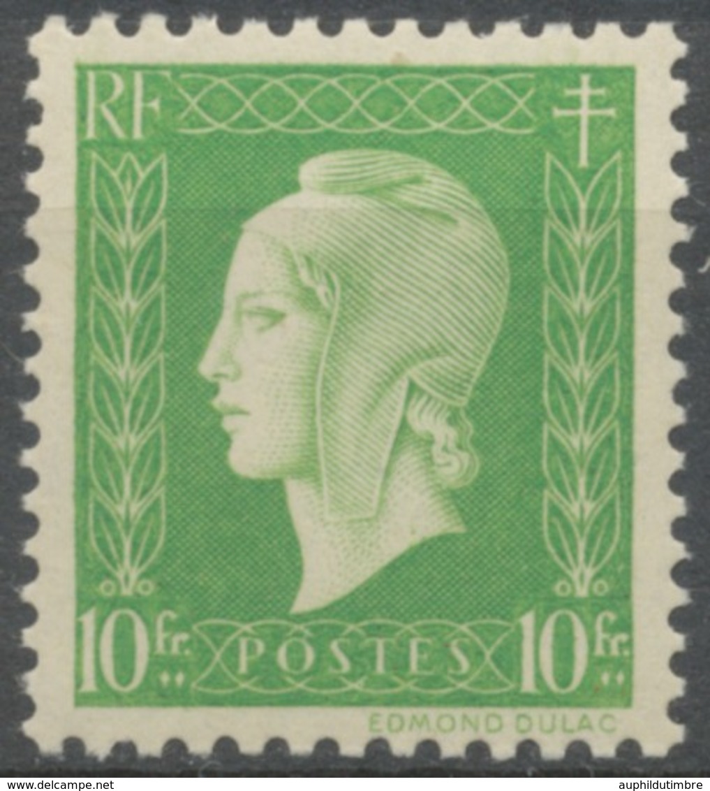 Série De Londres. Marianne De Dulac 10f. Vert Clair Neuf Luxe ** Y698 - Unused Stamps