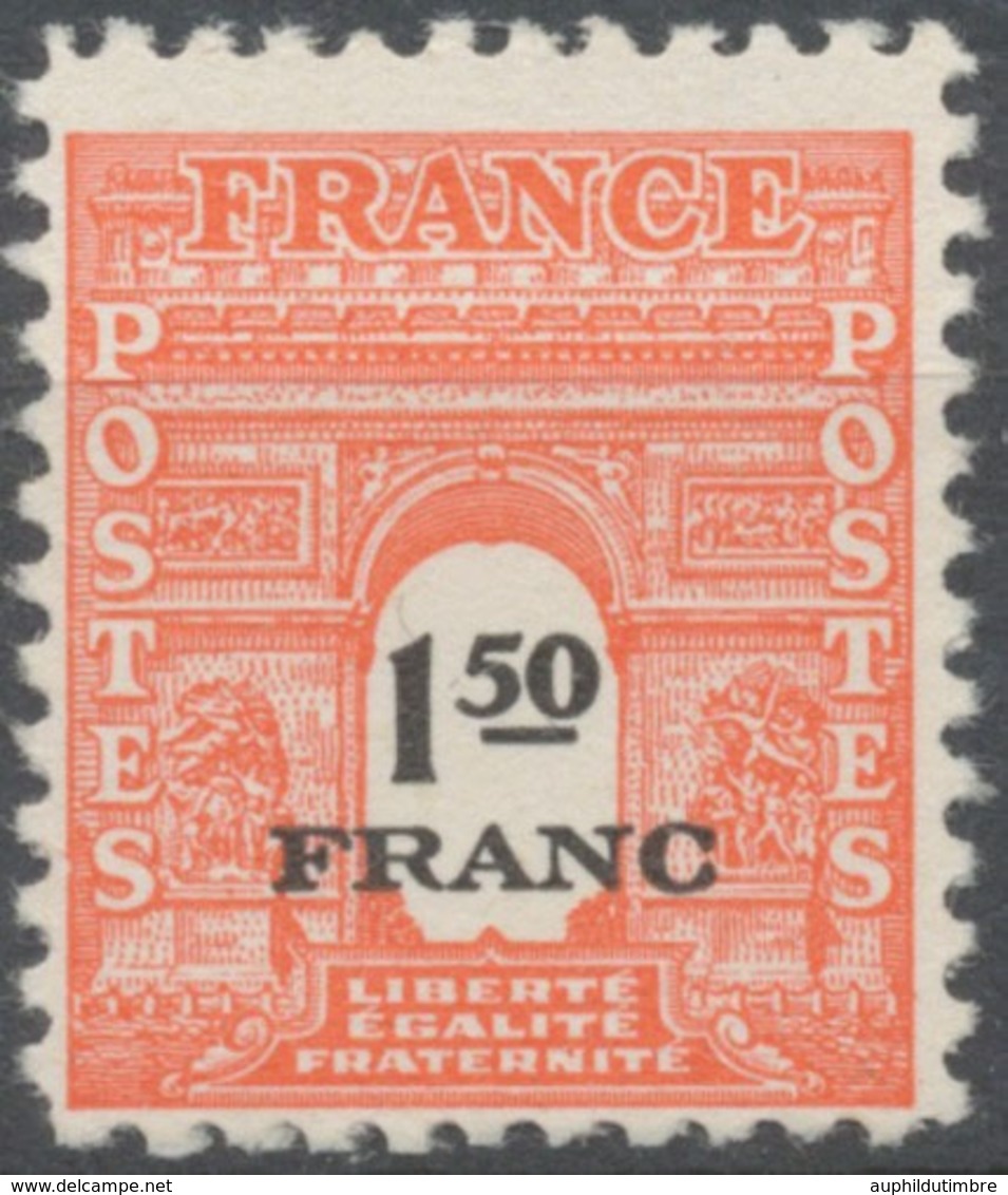 Type Arc De Triomphe De 1944. 2e Série.  1f.50 Rouge Neuf Luxe ** Y708 - Unused Stamps
