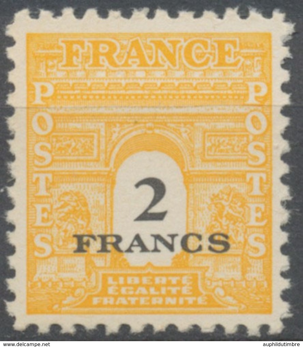 Type Arc De Triomphe De 1944. 2e Série.  2f. Jaune-orange Neuf Luxe ** Y709 - Neufs