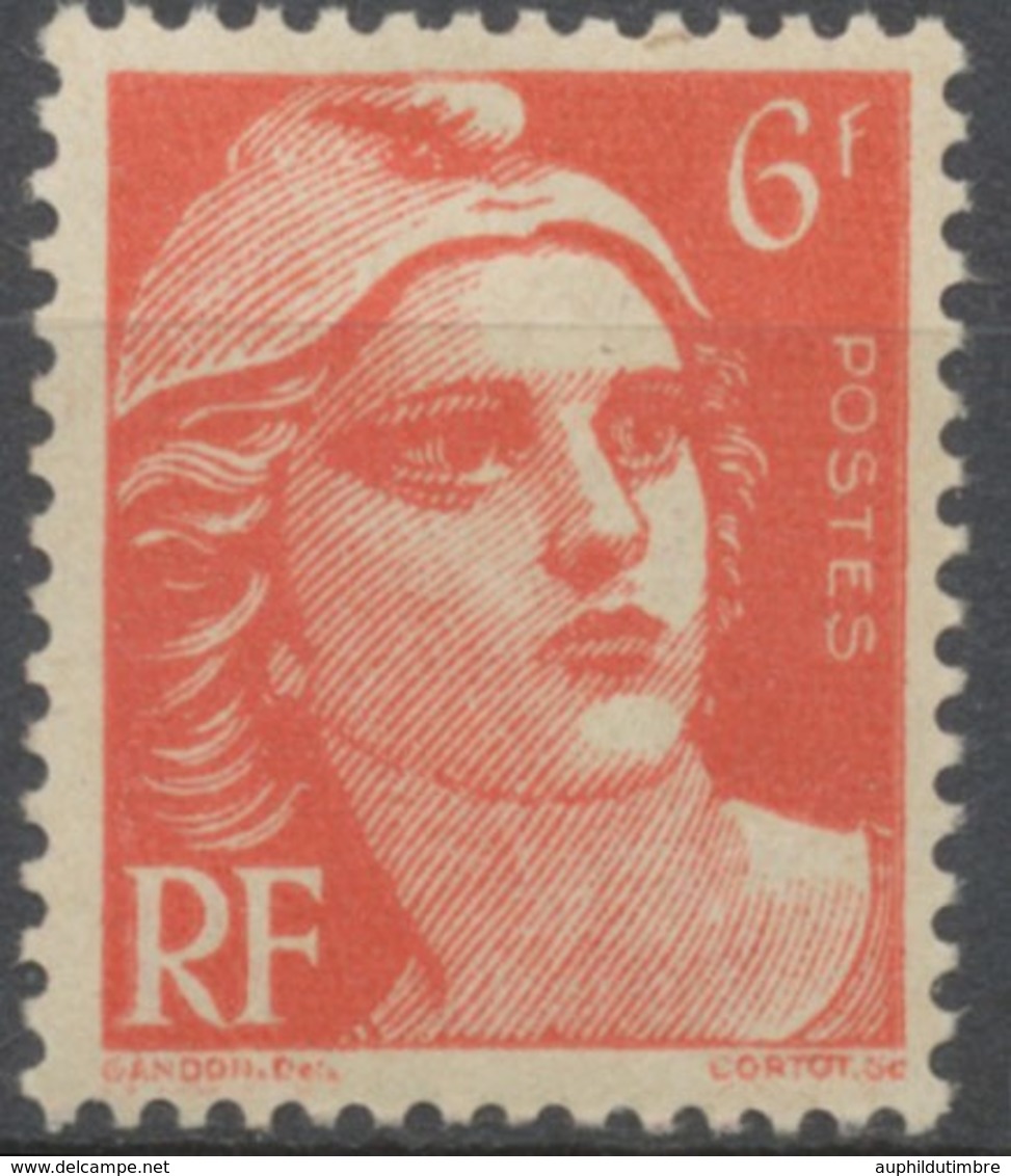Marianne De Gandon 6f. Rouge Neuf Luxe ** Y721 - Unused Stamps