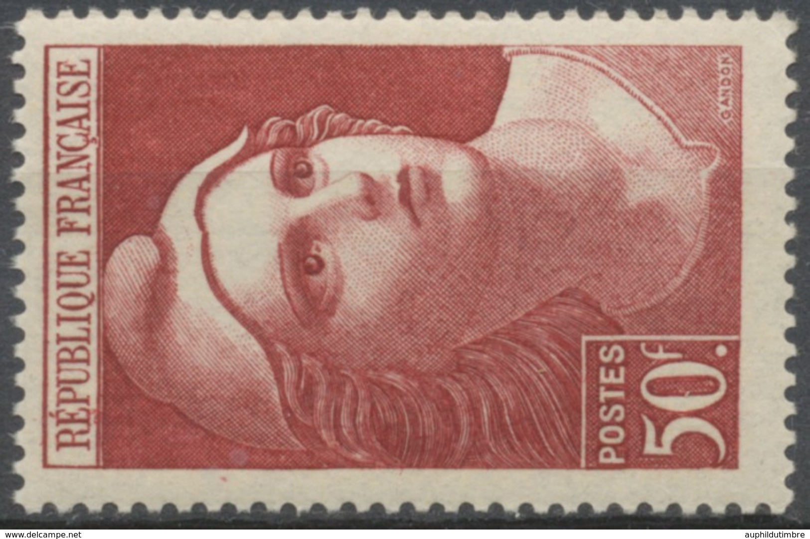 Marianne De Gandon 50f. Brun-rouge Neuf Luxe ** Y732 - Unused Stamps