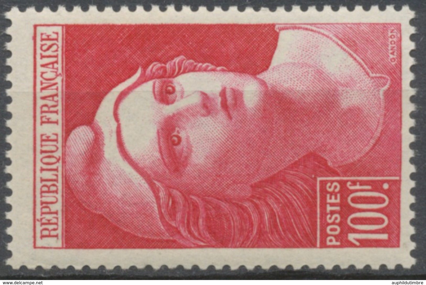 Marianne De Gandon 100f. Carmin Neuf Luxe ** Y733 - Unused Stamps