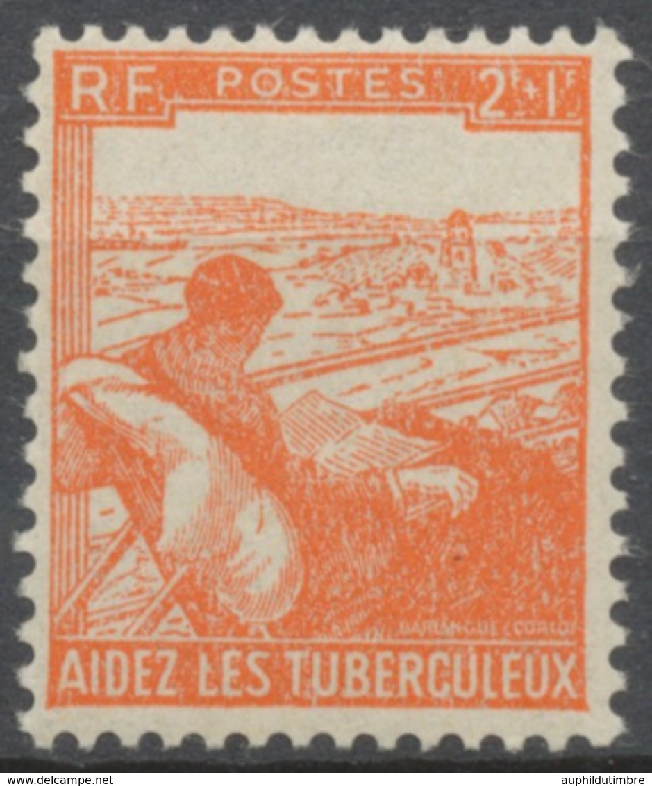 Au Profit Des Tuberculeux.  2f.+1f. Orange Neuf Luxe ** Y736 - Unused Stamps