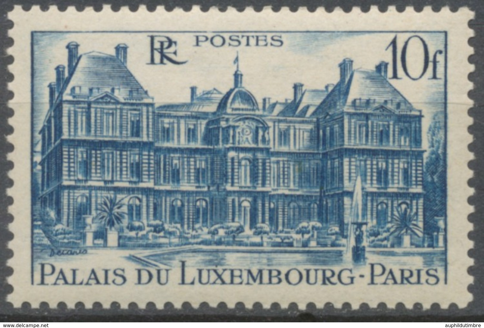 Monuments Et Sites. Palais Du Luxembourg, œuvre De Salomon De Brosse (1571-1626) 10f. Bleu Neuf Luxe ** Y760 - Ungebraucht