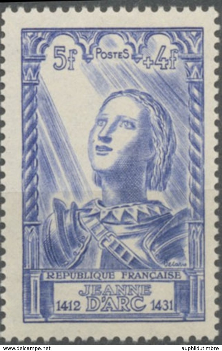 Célébrités Du XVe Siècle. Jeanne D'Arc. 5f.+4f. Outremer Neuf Luxe ** Y768 - Unused Stamps