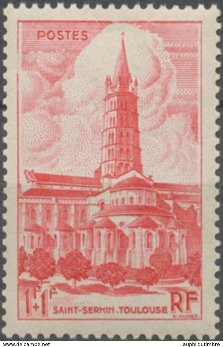 Cathédrales Et Basiliques. Basilique Romane Saint-Sernin, De Toulouse  1f.+1f. Rose Neuf Luxe ** Y772 - Unused Stamps