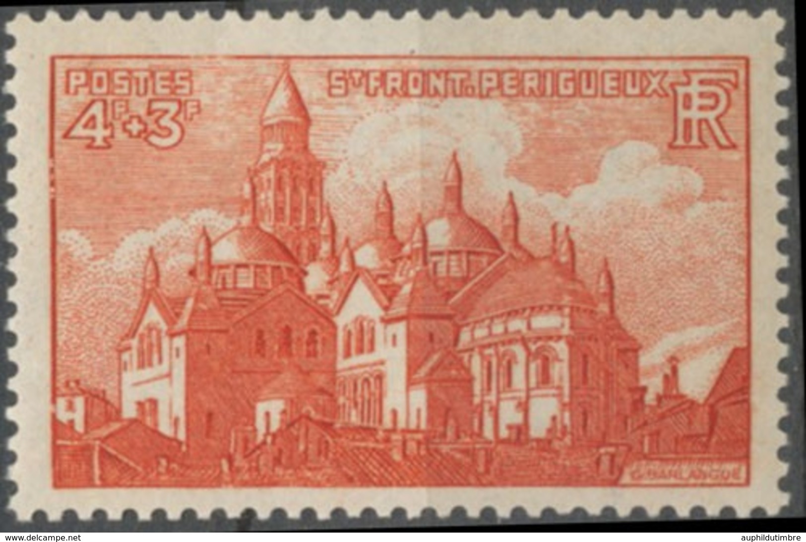 Cathédrales Et Basiliques. Saint-Front, De Périgueux 4f.+3f. Brun-rouge Neuf Luxe ** Y774 - Unused Stamps