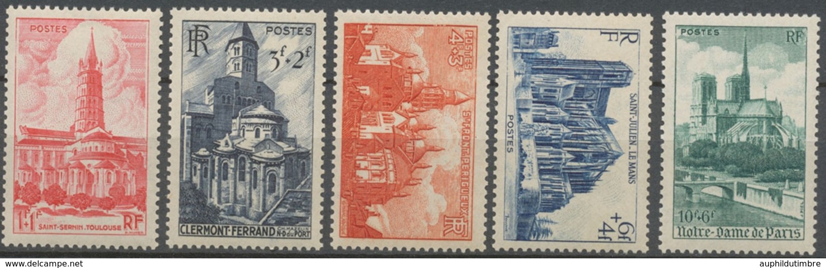 Série Cathédrales Et Basiliques. 5 Valeurs Dont Notre Dame De Paris Neuf Luxe ** Y776S - Unused Stamps