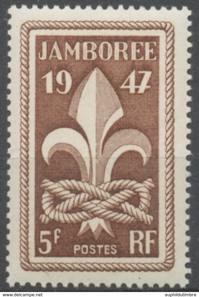 Jamboree Mondial, à Moisson. Emblème Scout.  5f. Brun Neuf Luxe ** Y787 - Unused Stamps